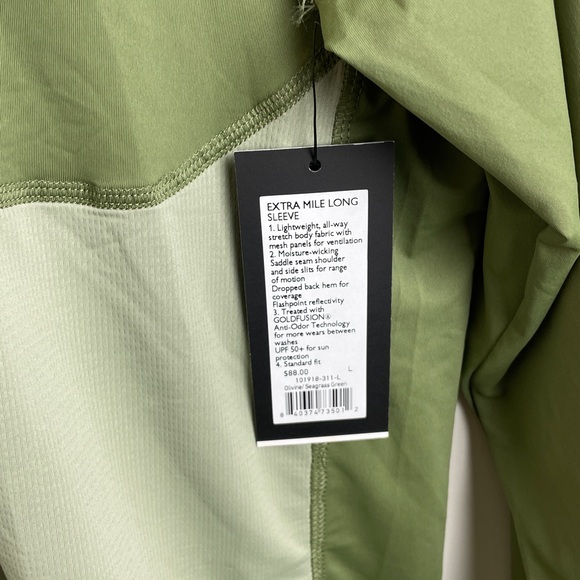 Rhone Extra Mile Long Sleeve Tee Size L NWT - Picture 4 of 5